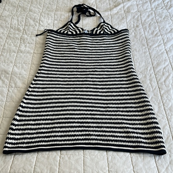 & Other Stories Crochet Halter Dress - Picture 5 of 11